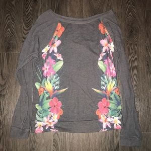 Floral sweater